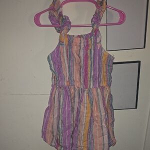 Carter's Pink and Purple Striped Dress